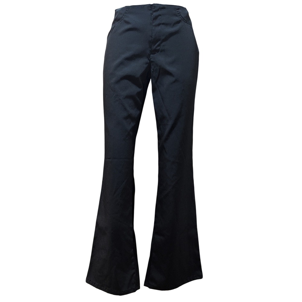Paris Blues Originals Vth Black Flare Leg Pants Size 7 Y2K Retro Bell Bottoms